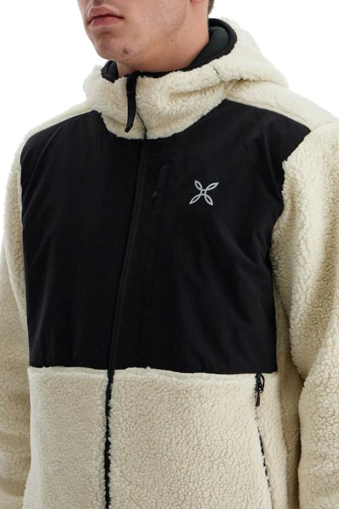 MONTURA sherpa zip-up hoodie with hood and 4