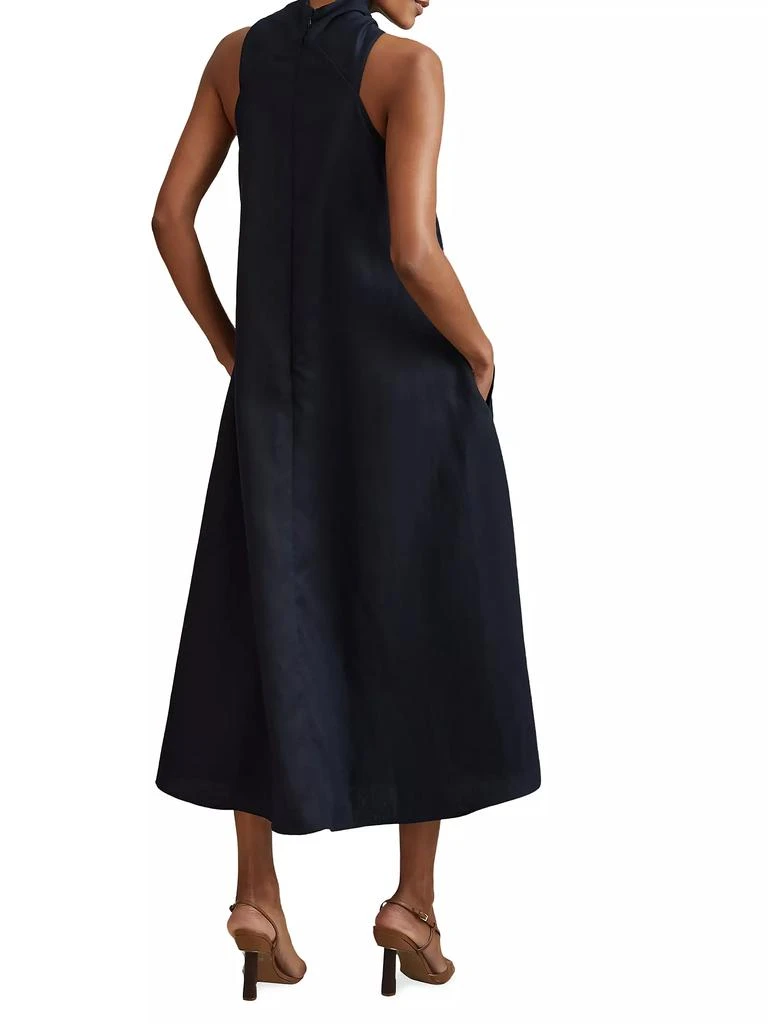 white midi dress flutter sleeve Petal and Pup Women's Nova Flutter Sleeve Dress