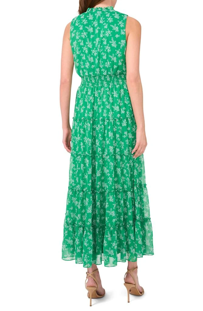 Halogen Split Neck Tiered Maxi Dress 2