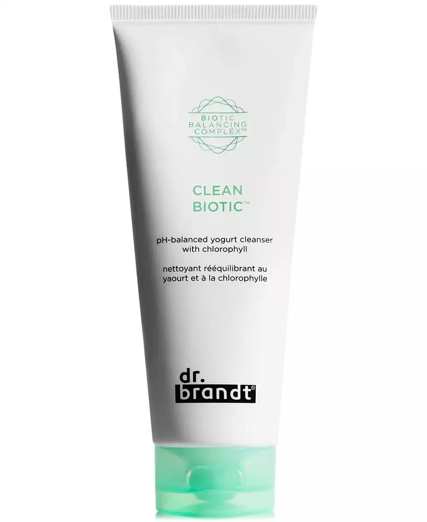 Dr. Brandt Skincare Clean Biotic pH-Balanced Yogurt Cleanser With Chlorophyll, 3.5-oz. 1