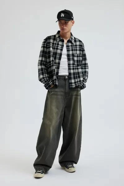 BDG BDG Cropped Plaid Flannel Shirt 4