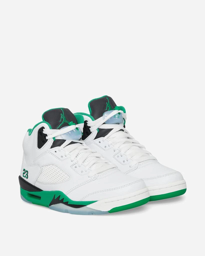 Jordan Women's Air Jordan 5 Retro Sneakers White / Lucky Green 2