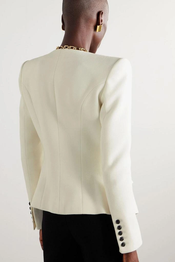 Balmain Embellished wool blazer 4