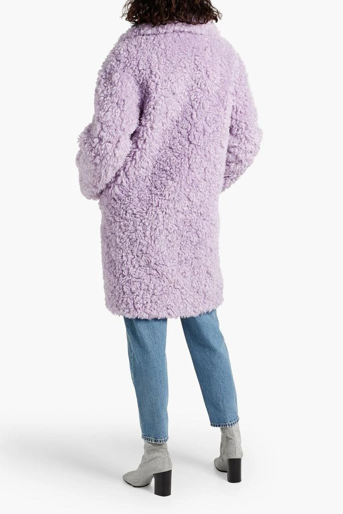 STAND STUDIO Camille faux shearling coat 3