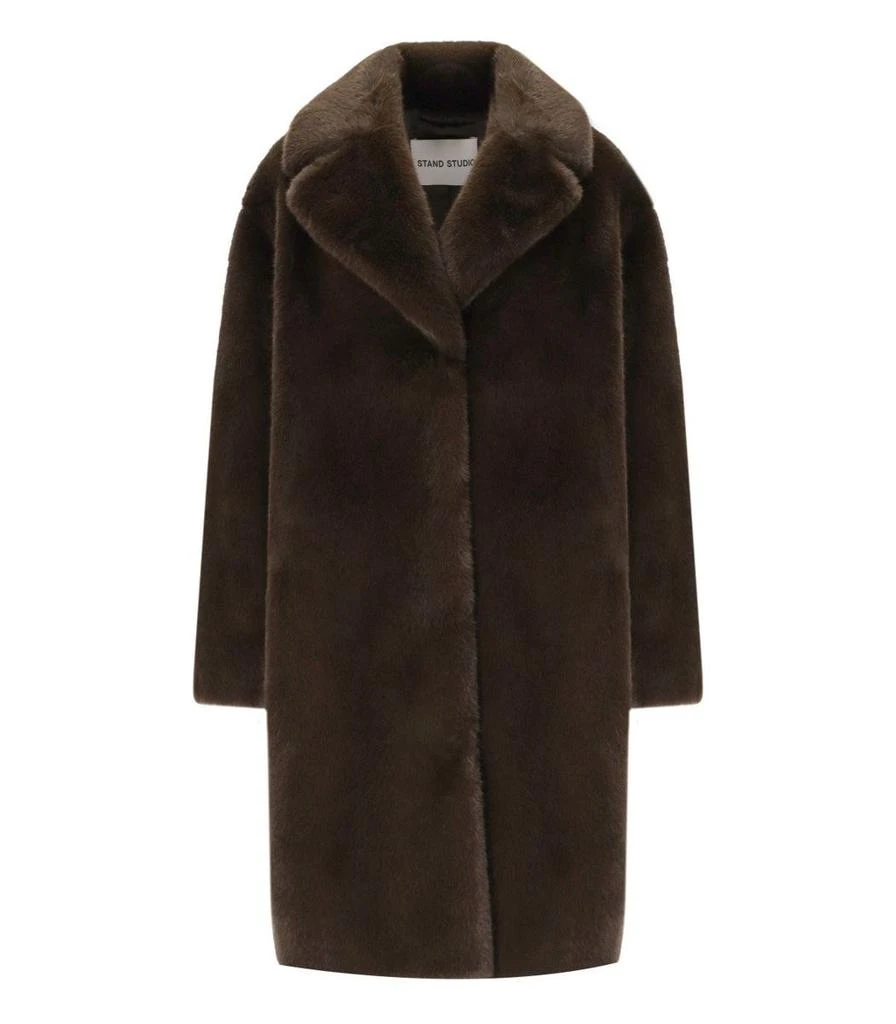 STAND STUDIO Stand Studio Camille Cocoon Brown Coat 1