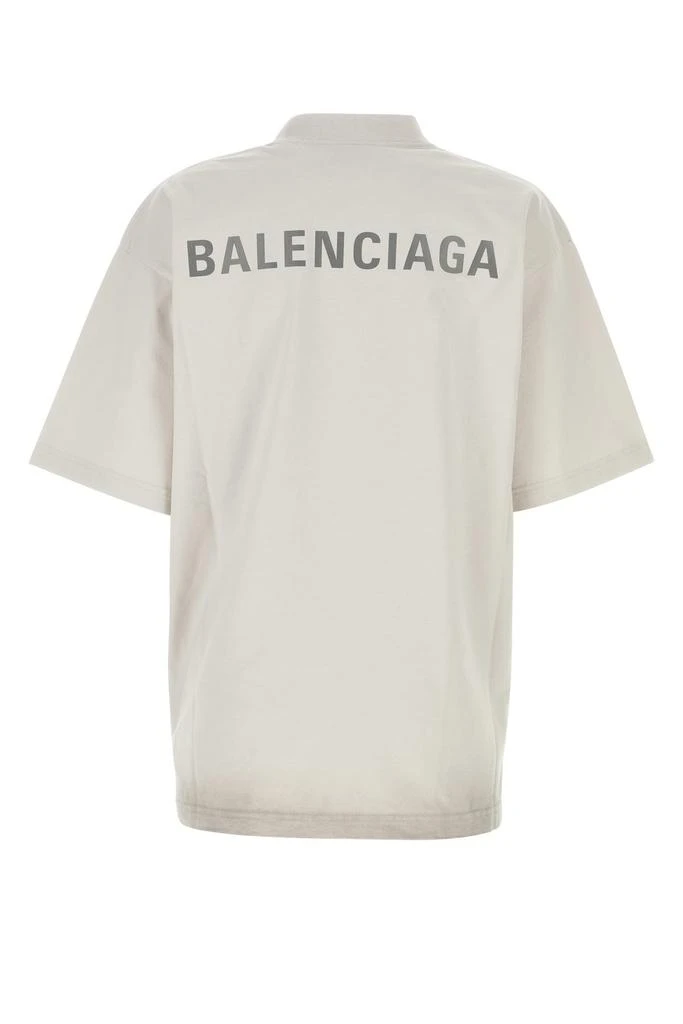 Balenciaga White cotton oversize t-shirt 1