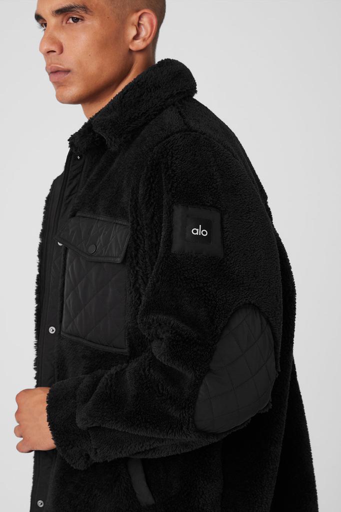 Alo Sherpa Edge Shacket - Black - Jackets - Compare Prices from 9+
