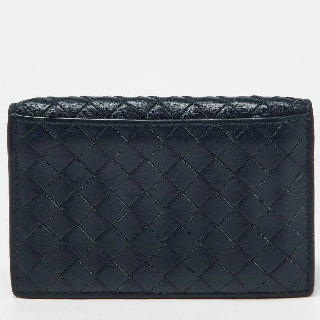 Bottega Veneta Bottega Veneta Blue Intrecciato Leather Card Case 6