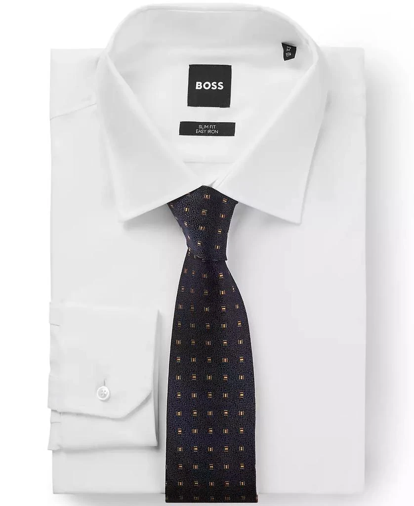 Hugo Boss Men's Silk Jacquard Patterned Tie 1