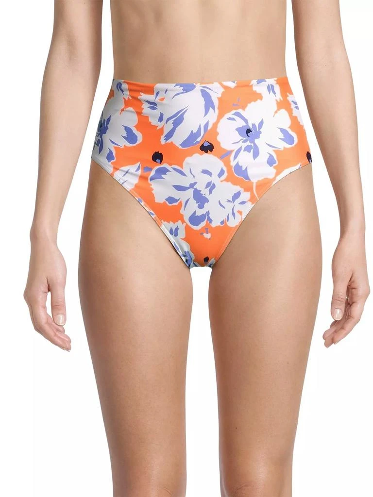 Tanya Taylor Kaia High-Waisted Bikini Bottom 3