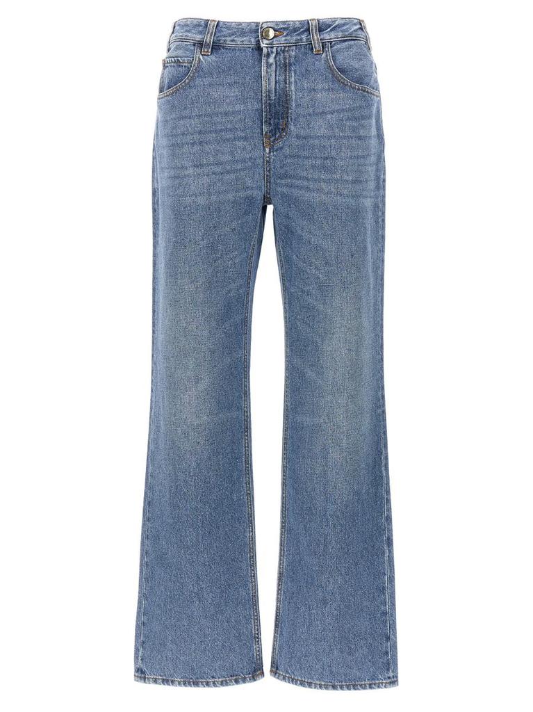 BRUNELLO CUCINELLI★Authentic denim contemporary loose pants Contemporary Loose trousers for Woman in Denim | Brunello