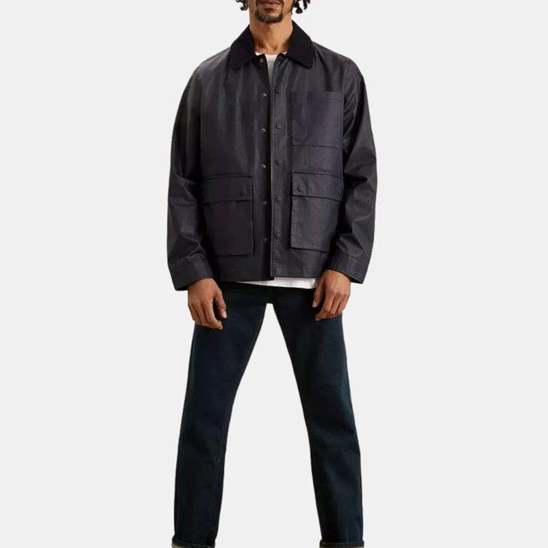 Burton Mens Cord Lined Collar Jacket Navy 1