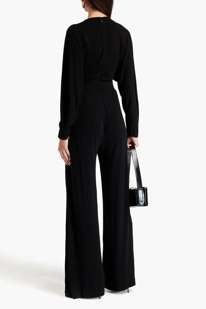 Diane von Furstenberg Fanny Lyocell and wool-blend jersey wide-leg jumpsuit 3