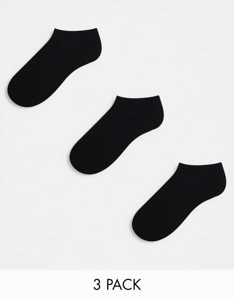 Weekday Weekday 3-pack trainer socks- black