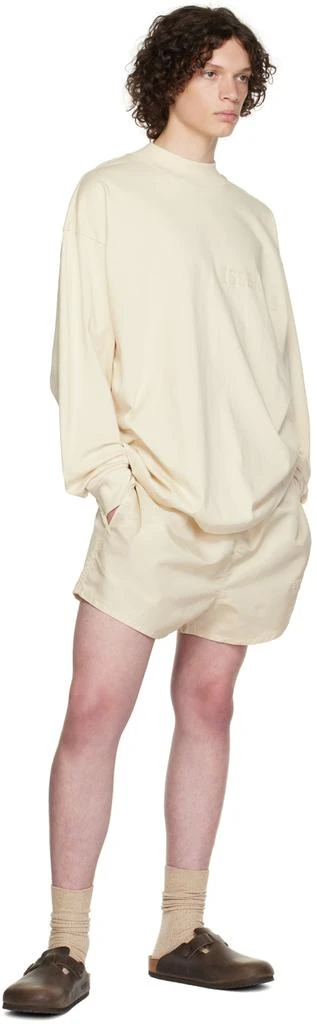 Essentials Off-White Cotton Long Sleeve T-Shirt 4
