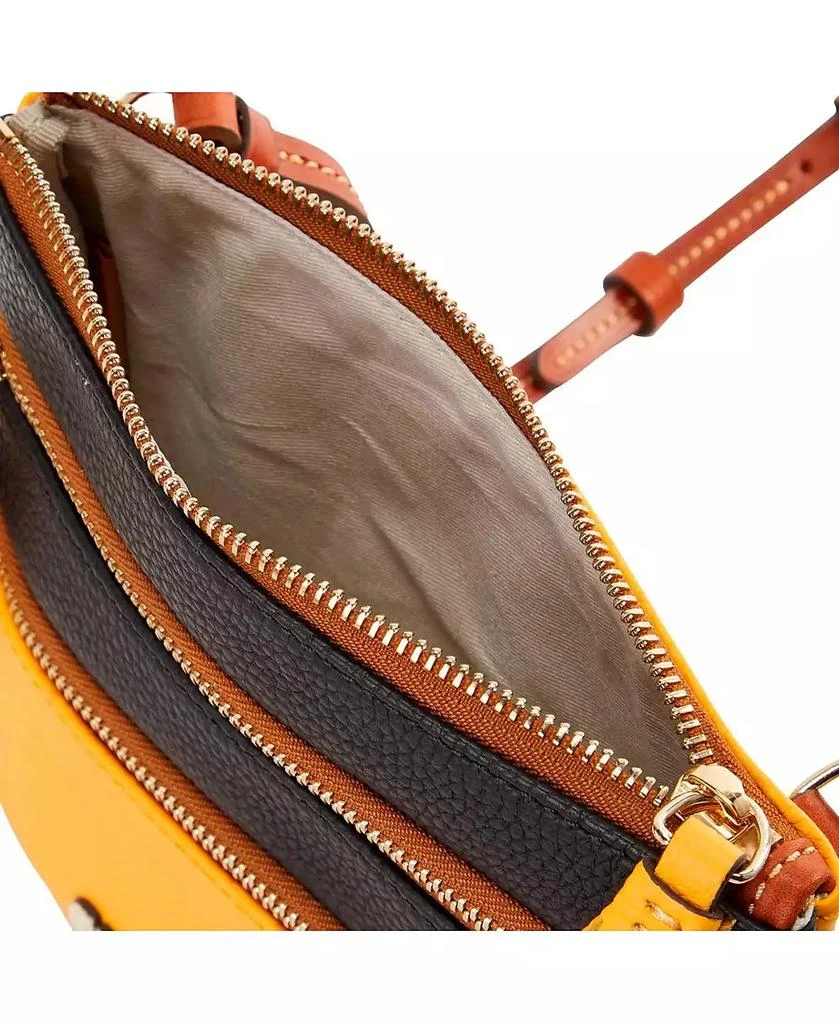 Dooney & Bourke Pittsburgh Steelers Infield Triple Zip Crossbody Purse 3