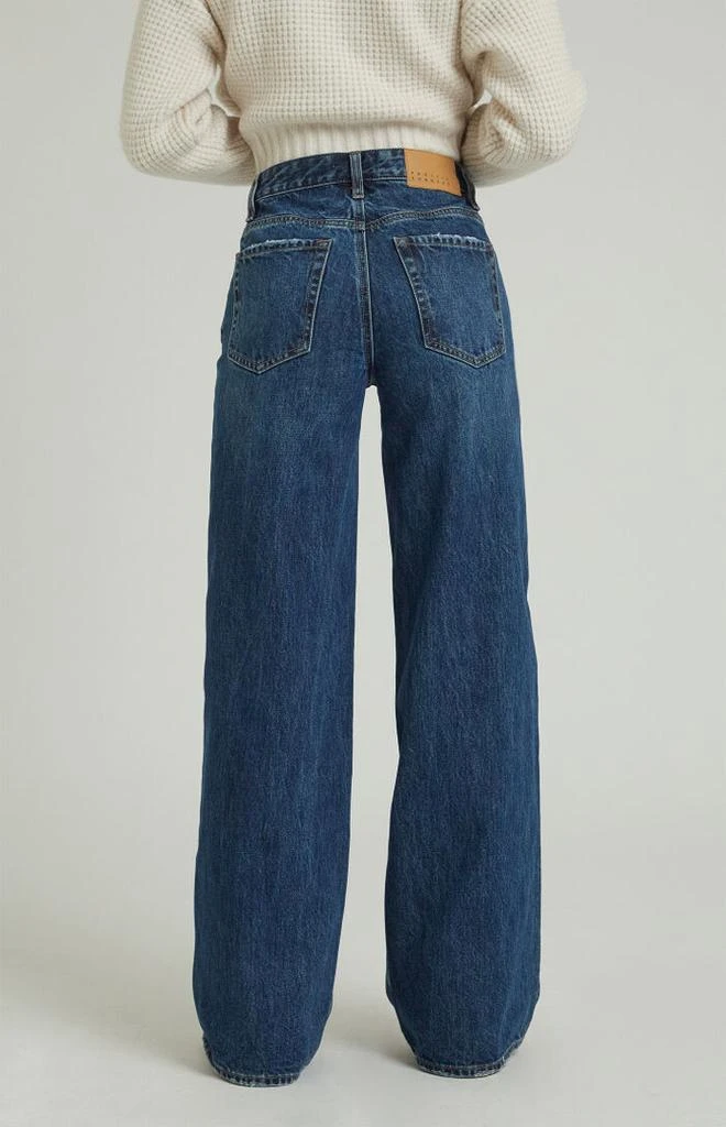 PacSun Jessie Dark Indigo High Waisted Baggy Jeans 4
