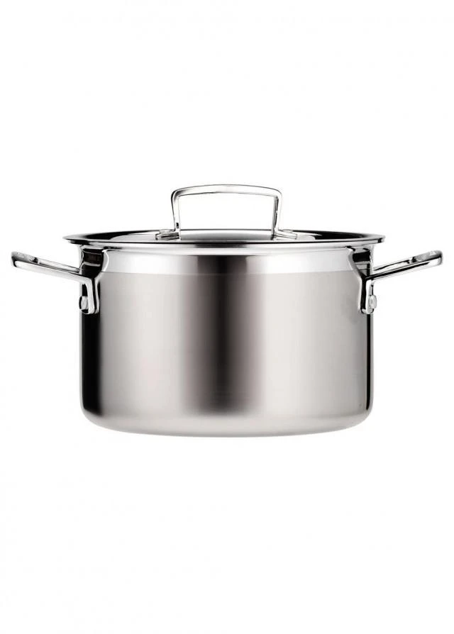 Le Creuset 3-ply stainless steel deep casserole 24cm 2
