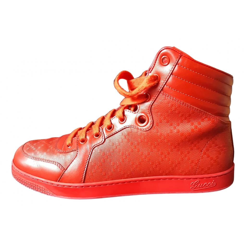 Shop Gucci Leather high trainers on Sale at BeyondStyle  display picture 2