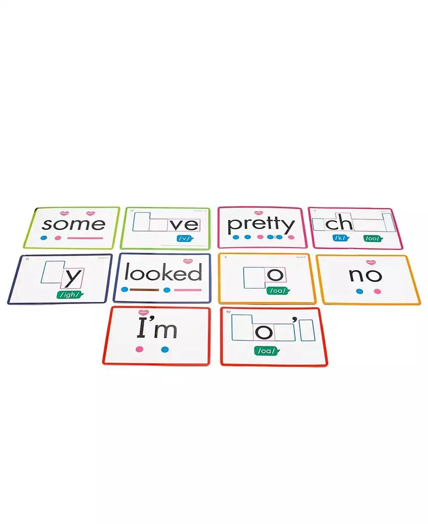 Junior Learning Rainbow Phonics - Heart Words Word Cards 4