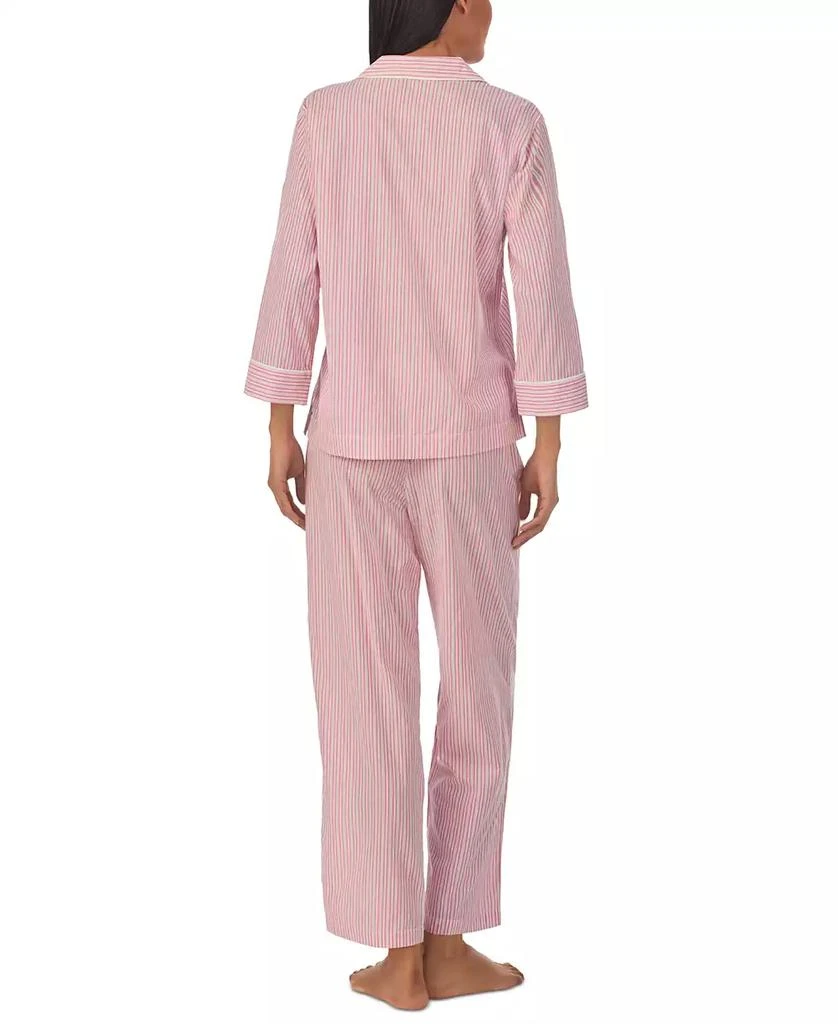 Ralph Lauren Petite 2-Pc. 3/4-Sleeve Printed Pajamas Set 2
