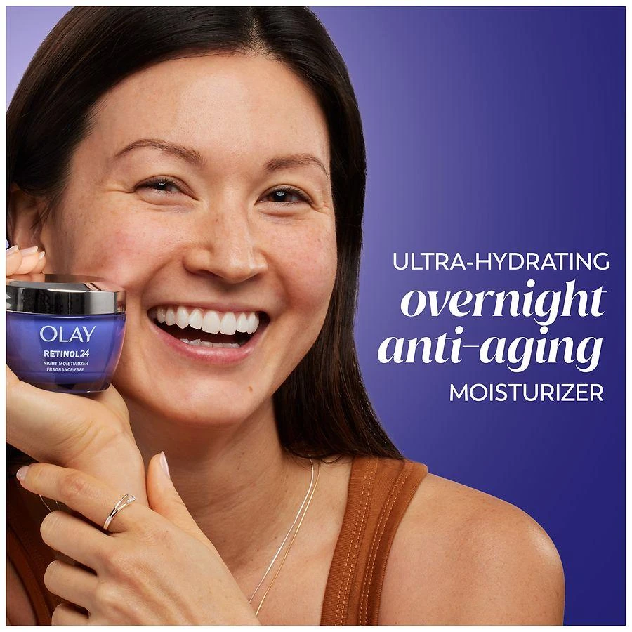Olay Face Moisturizer, Anti-Aging Night Face Cream Fragrance Free 3