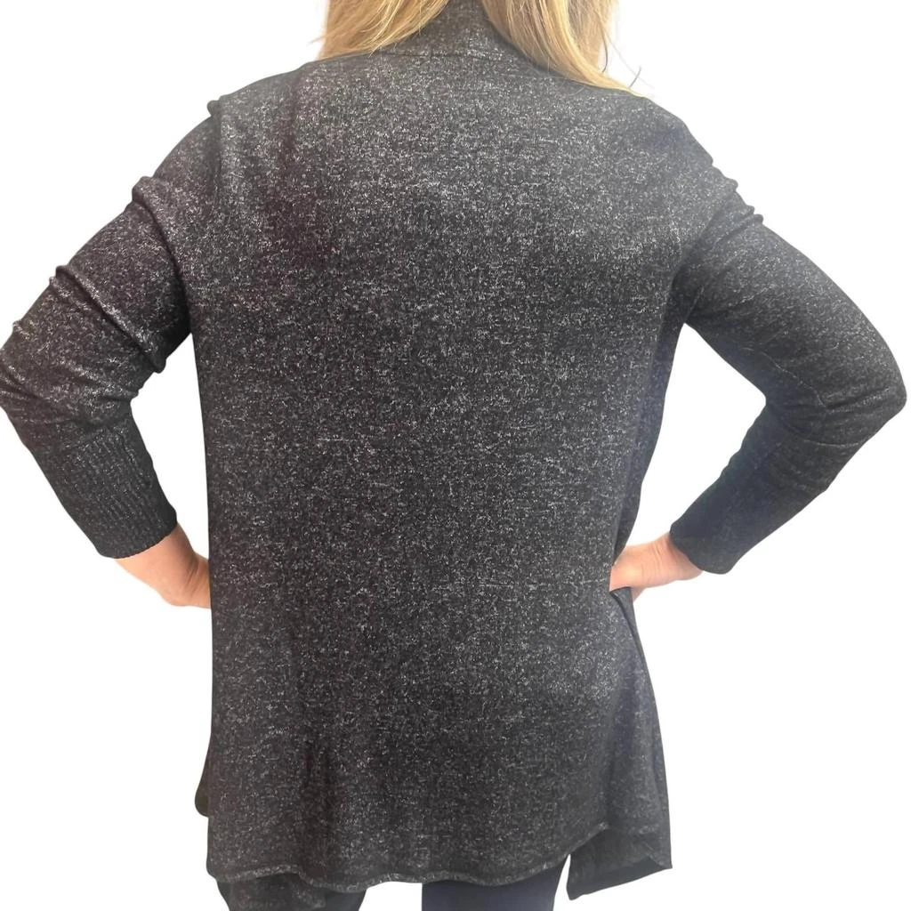 Astrologie Women's Mae Super Soft Short Drape Cardigan In Black Onyx 4