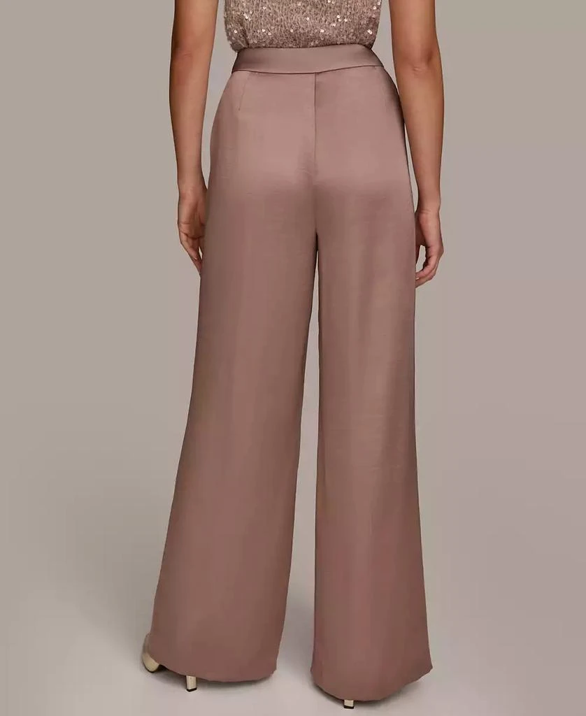 Donna Karan Women's Charmeuse Wide-Leg Pants 2