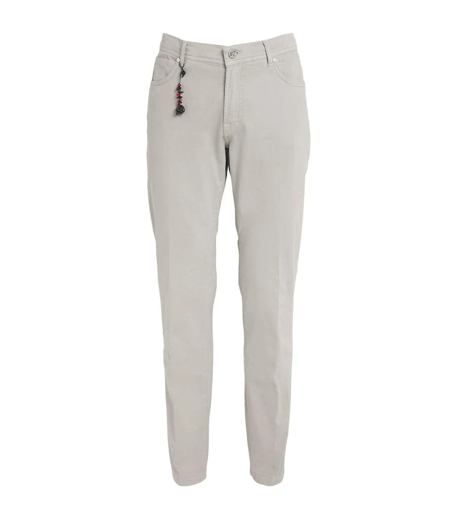Marco Pescarolo Cotton-Cashmere Slim Jeans 1