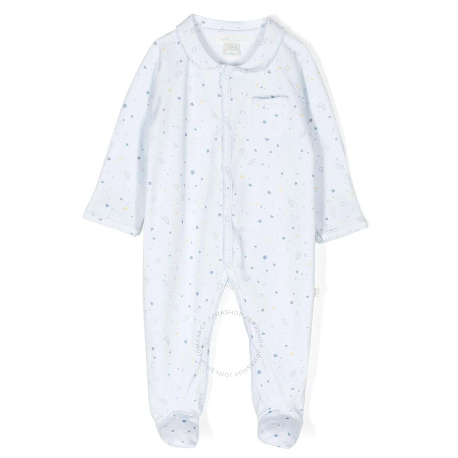 Marie Chantal Boys Angel Wing Cotton Romper
