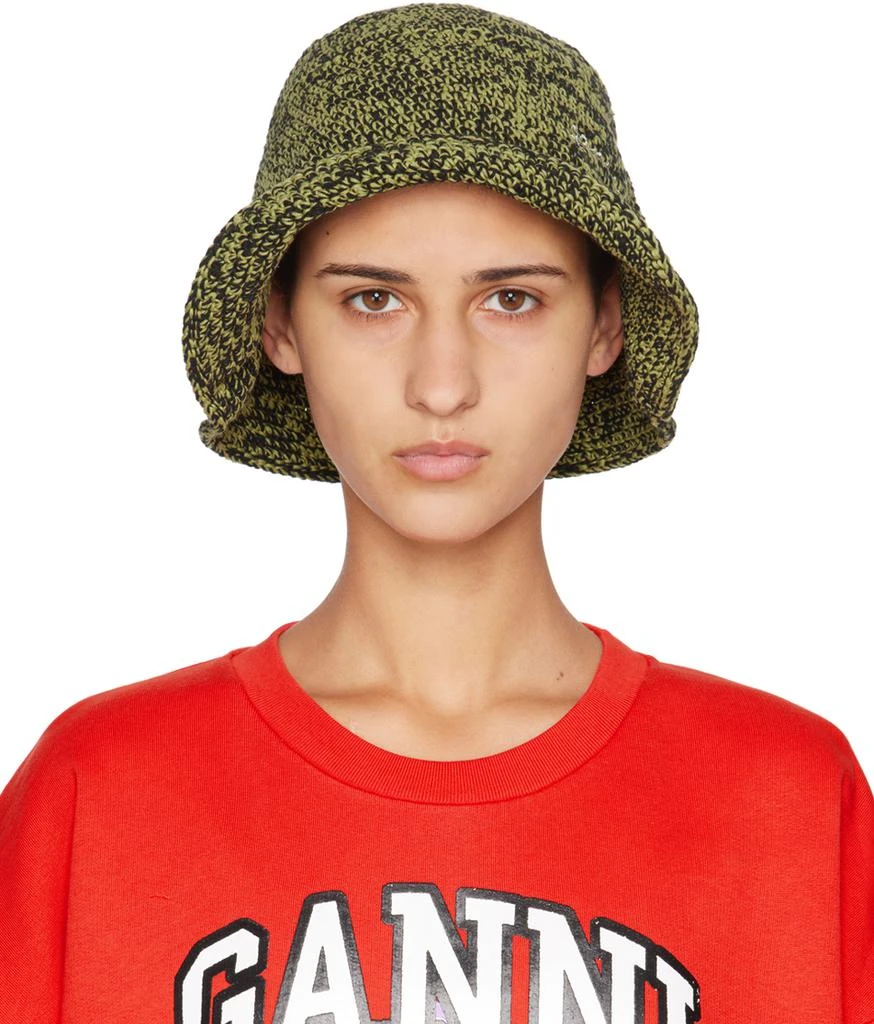 Black & Green Crochet Bucket Hat – On Sale Now with Up to 80  display picture 2