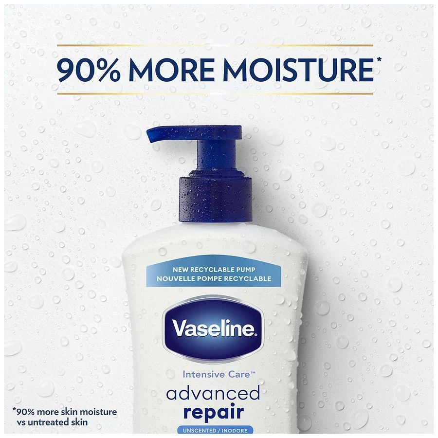 Vaseline Advanced Repair Body Lotion Unscented 7