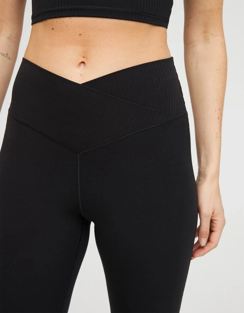 OFFLINE OFFLINE By Aerie Real Me High Waisted Crossover Rib Super Flare Legging 4