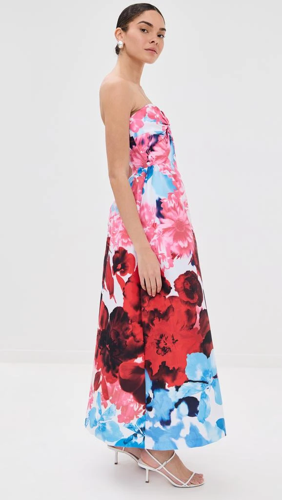 Kika Vargas Rose Dress Red Garden 3