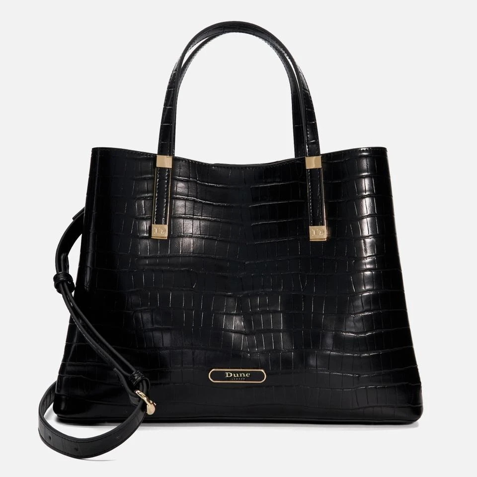 Dune Dune Dorry Croc-Effect Faux Leather Tote Bag 1