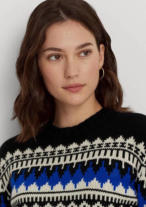 Ralph Lauren Fair Isle Wool Blend Crew Neck Sweater 3