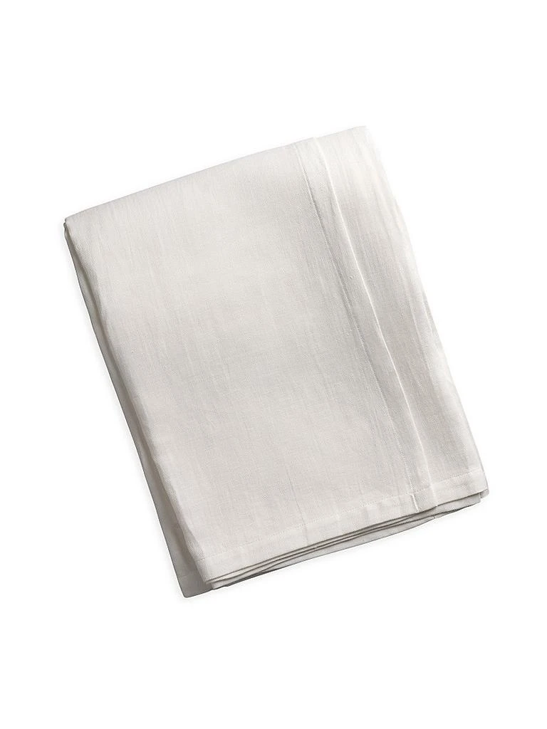 Lili Alessandra Rain Herringbone Cotton-Linen Blanket