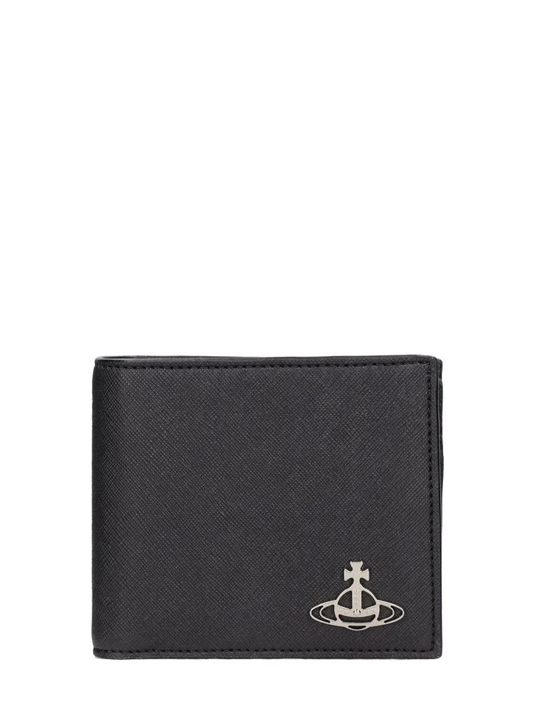 VIVIENNE WESTWOOD Faux Saffiano Billfold Wallet 1