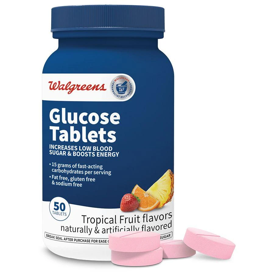 Walgreens Glucose Tablets Tropical Fruit 3