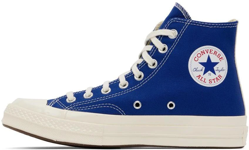 Comme des Garcons Blue Converse Edition Half Heart Chuck 70 Sneakers 3
