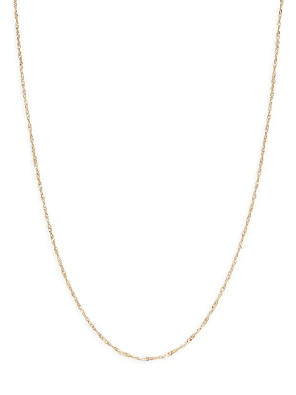 Saks Fifth Avenue 14K Yellow Gold 18'' Chain Necklace 1