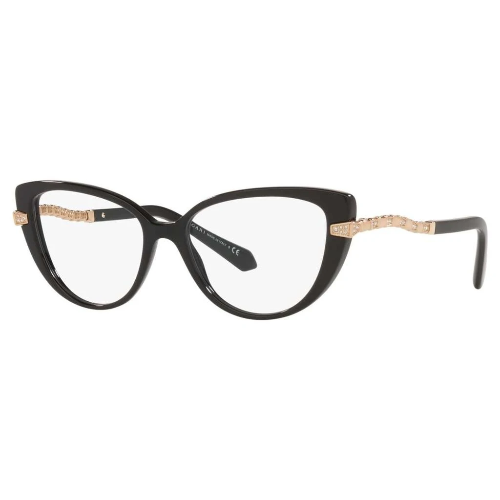 BVLGARI Bulgari Women's Black Cat-Eye Opticals 1