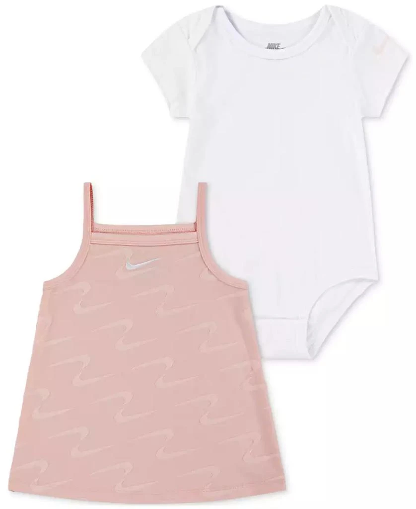 Shop Baby Girls Swoosh Motion Dress Bodysuit, Piece Set on