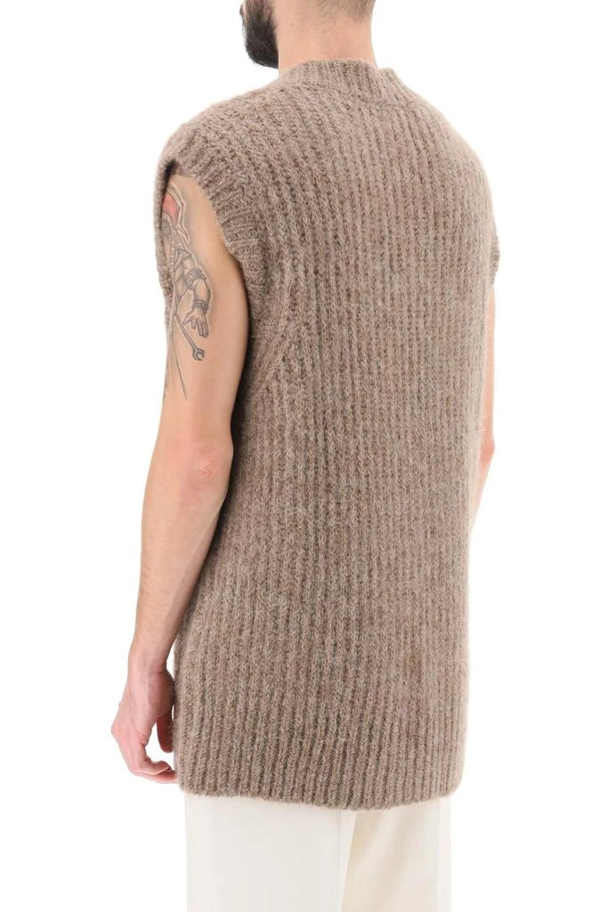 Ami Paris Ribbed Alpaca Sweater Vest 3