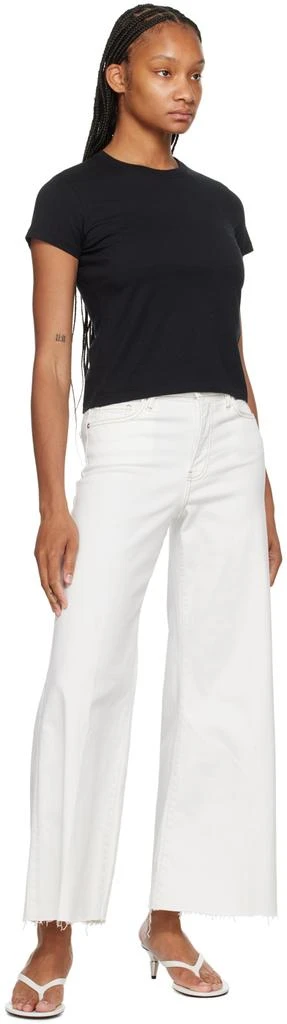 FRAME White 'Le Palazzo Crop' Jeans 4