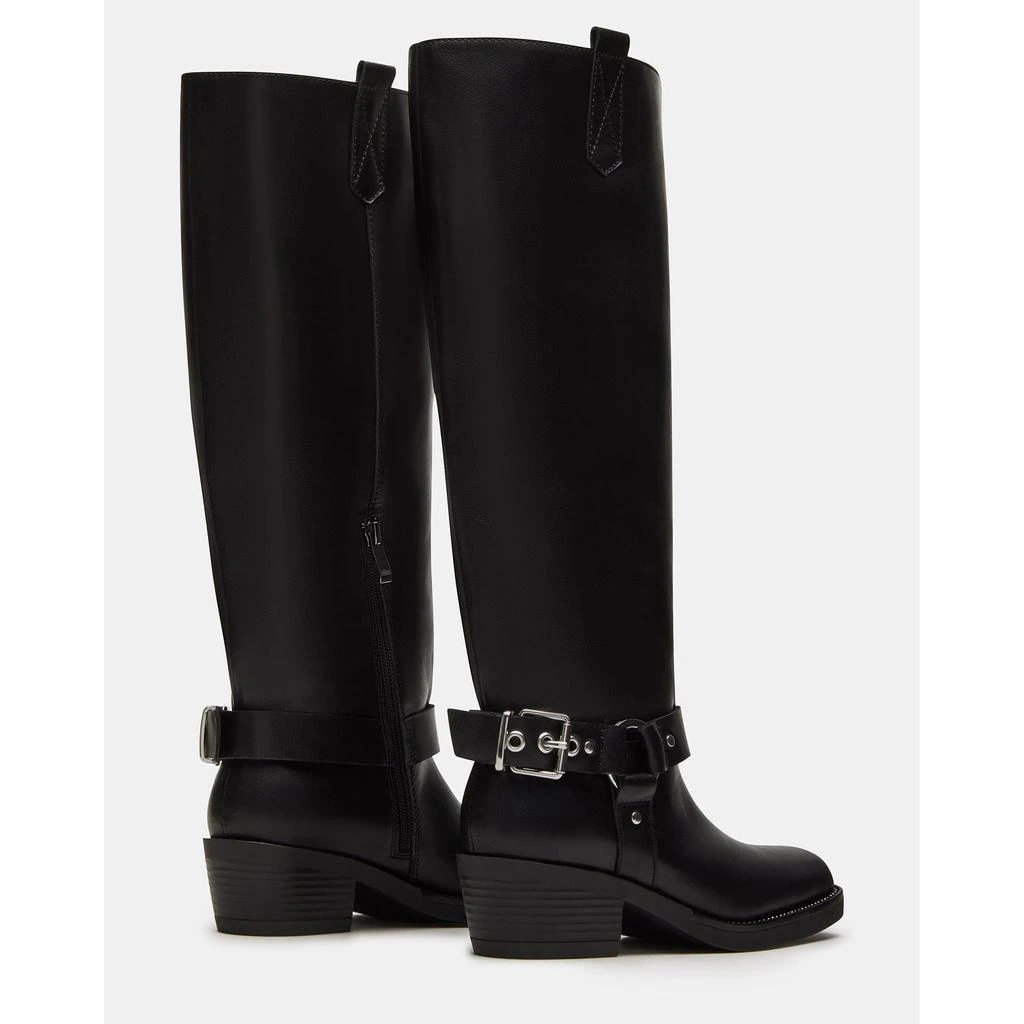 Steve Madden Hawkins Black Leather 6