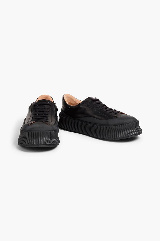 Jil Sander Leather platform sneakers