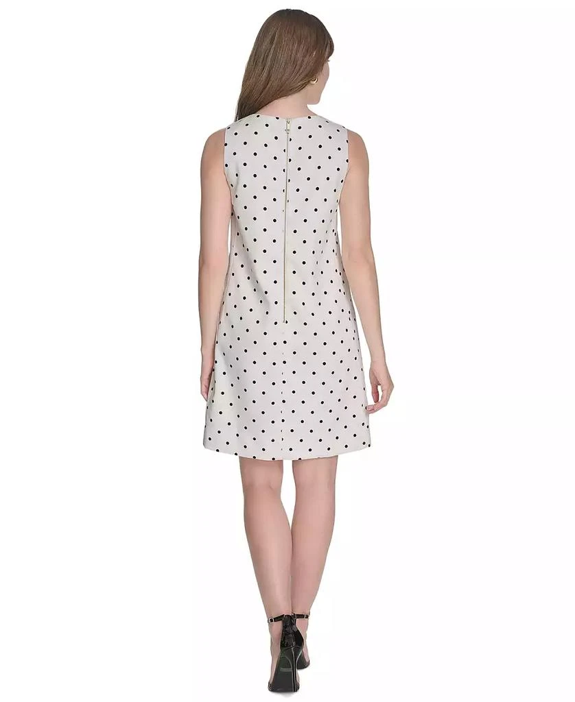 Tommy Hilfiger Petite Dot-Print Pocket Shift Dress 2