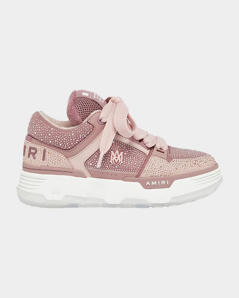 AMIRI MA-1 Crystal Suede Skater Sneakers 1