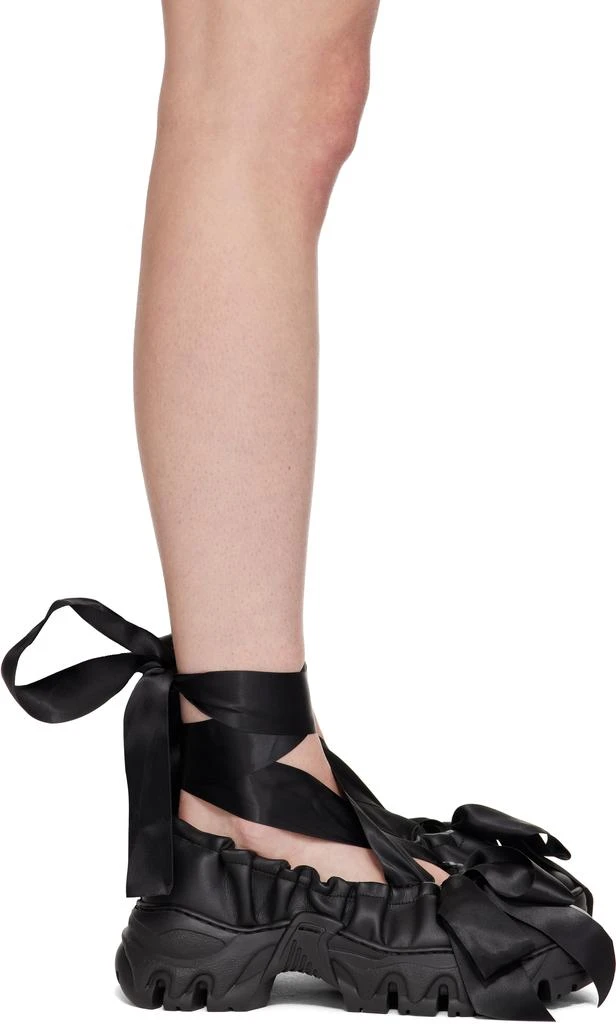 Rombaut Black Aura Bows Ballerina Flats 1
